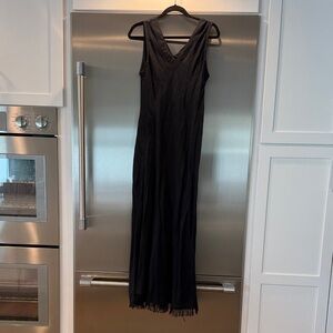 Black 100% Linen Maxi Dress in perfect condition.